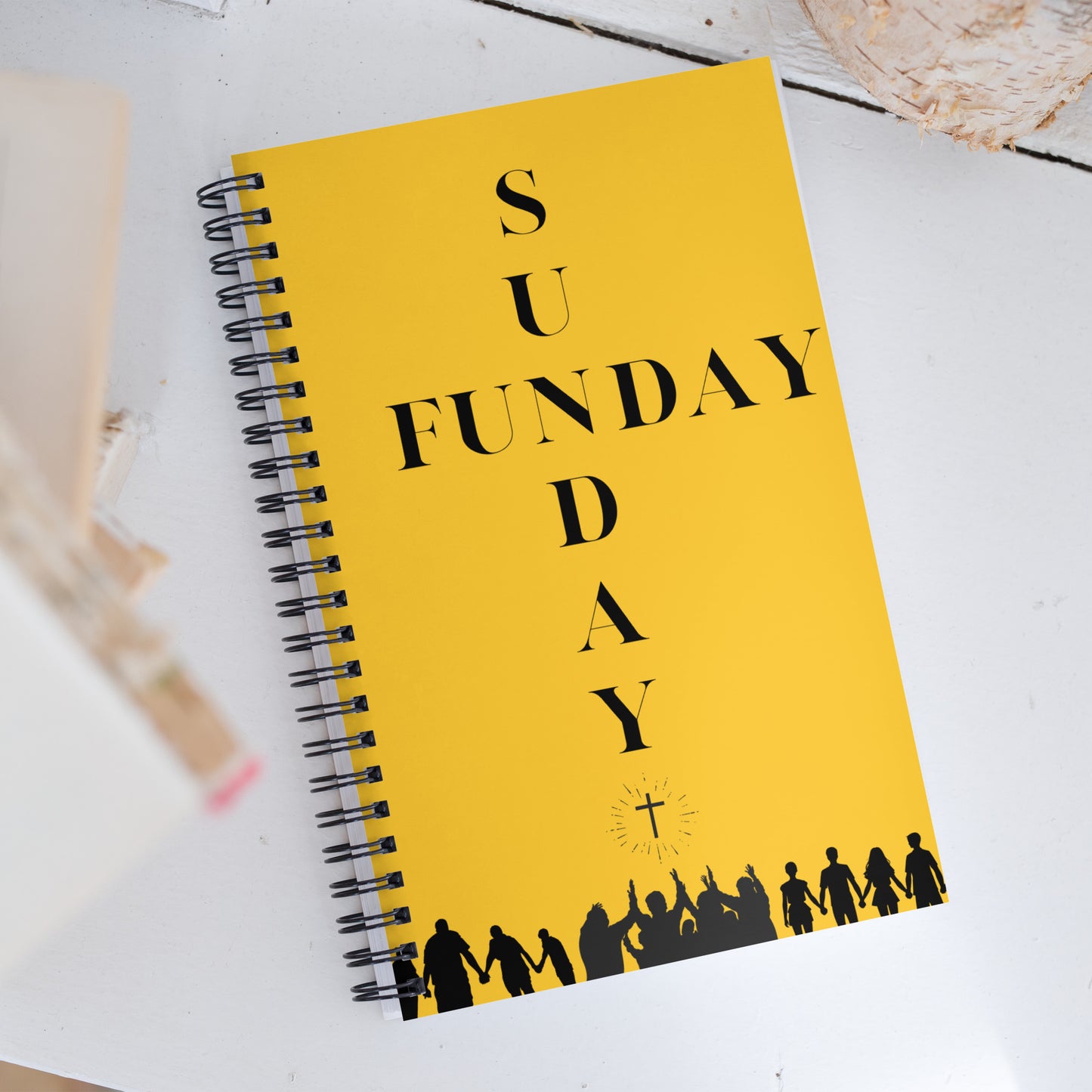 Sunday Funday Spiral notebook