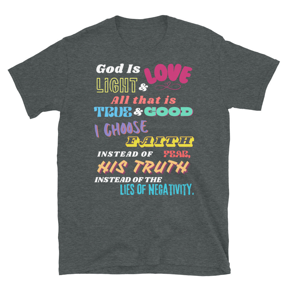 I choose Positivity Short-Sleeve Unisex T-Shirt