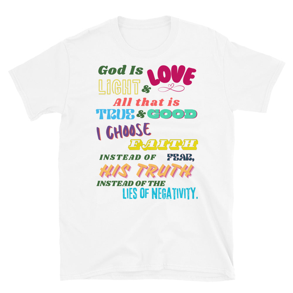 I choose Positivity Short-Sleeve Unisex T-Shirt