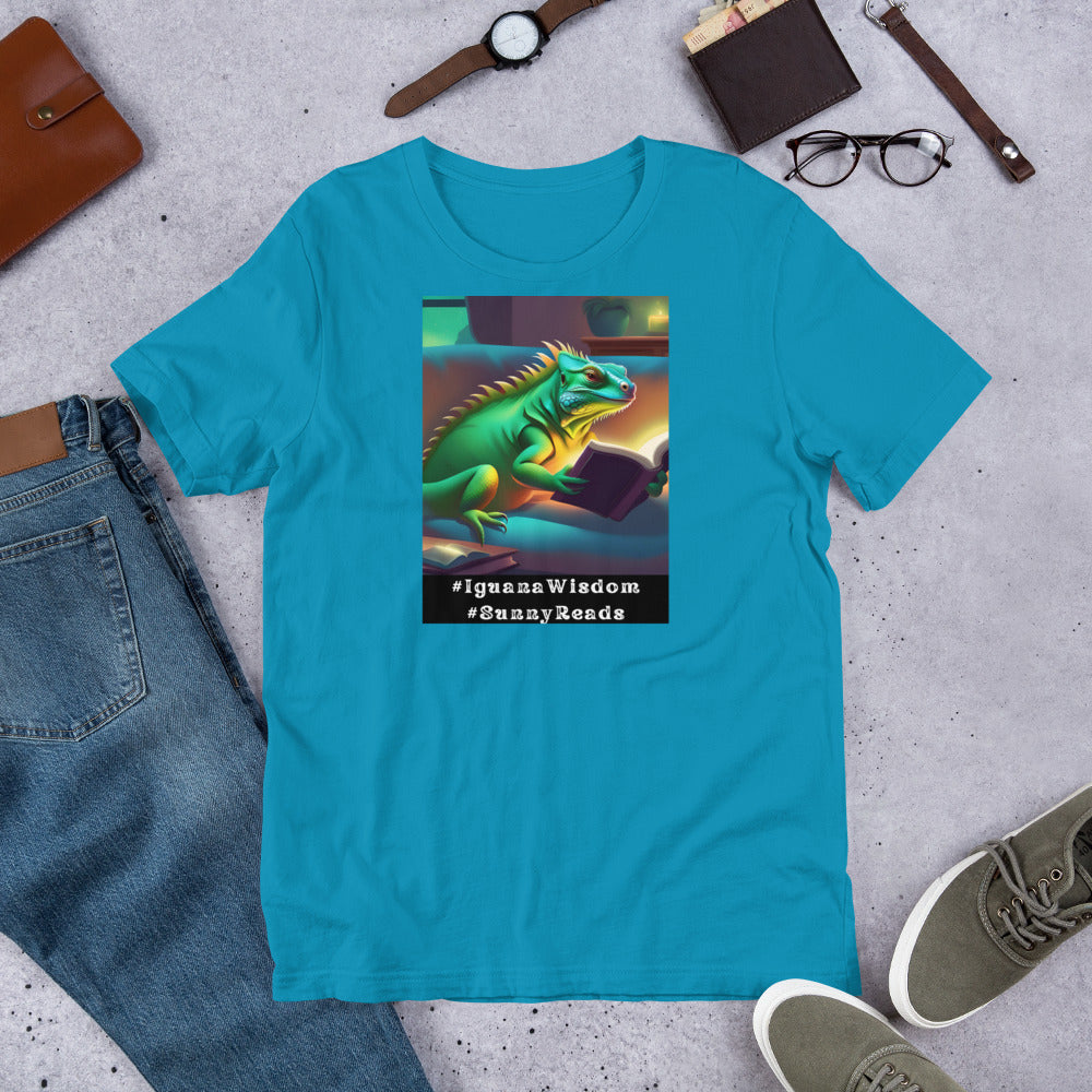 "Iguana Wisdom" Unisex Shirt by Asher t-shirt