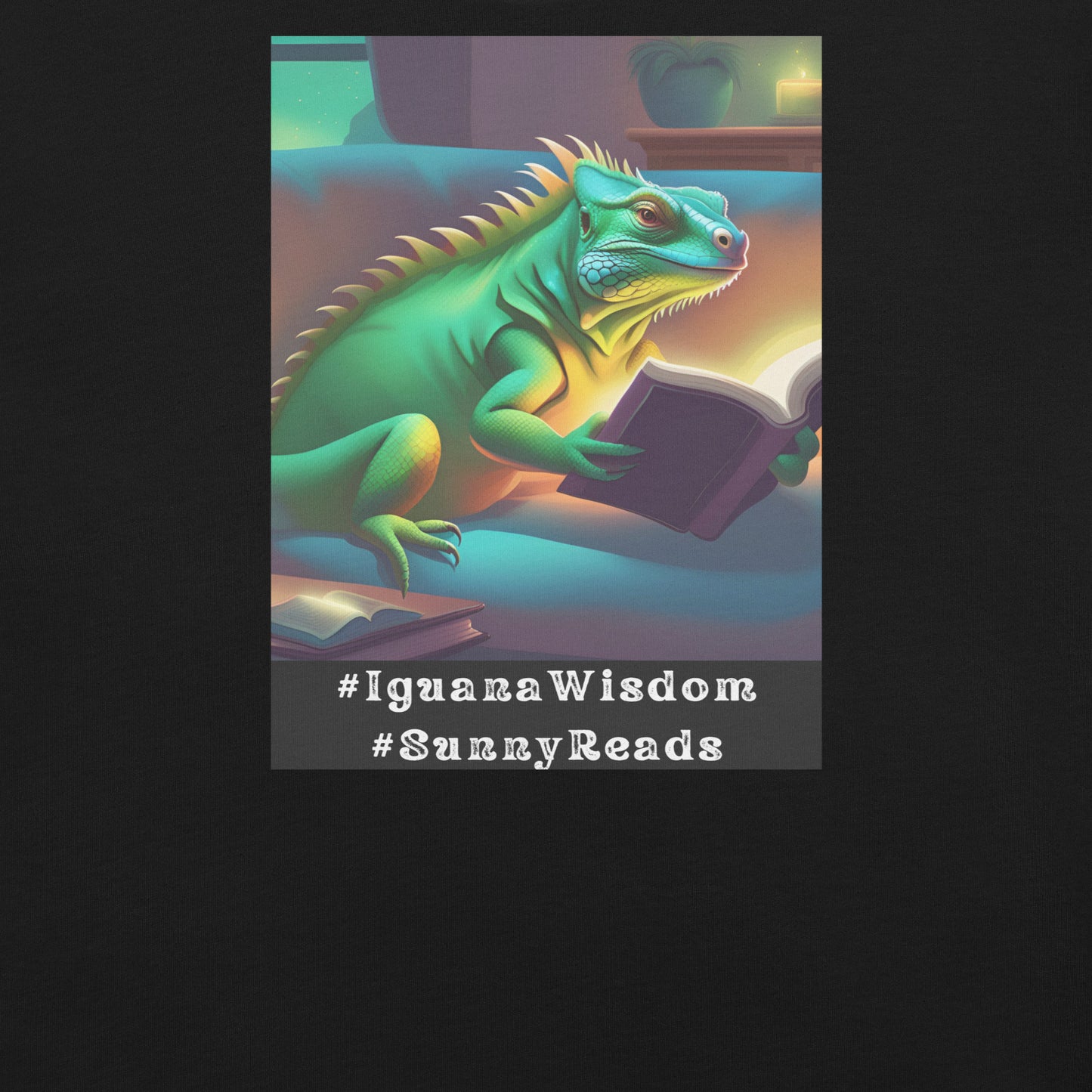 "Iguana Wisdom" Unisex Shirt by Asher t-shirt