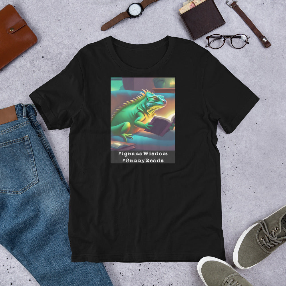 "Iguana Wisdom" Unisex Shirt by Asher t-shirt