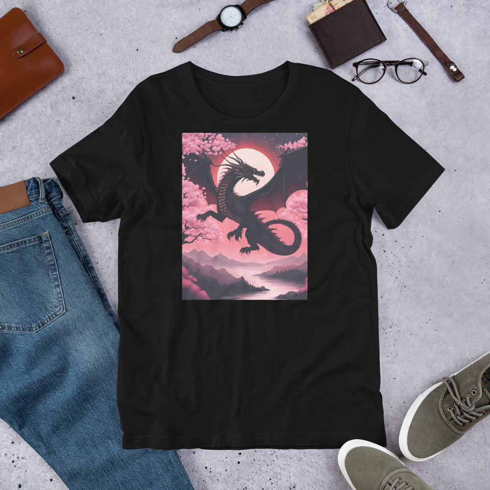 "Starry Night Dragon" Unisex T-Shirt by Asher