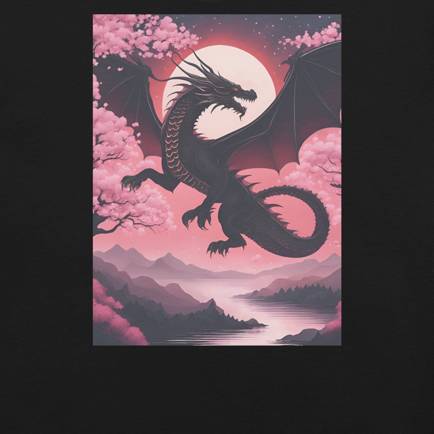 "Starry Night Dragon" Unisex T-Shirt by Asher