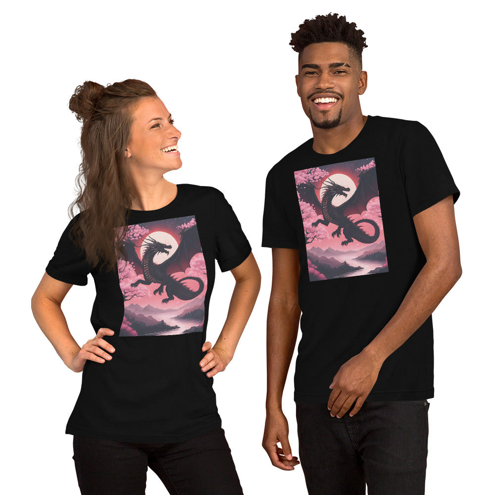 "Starry Night Dragon" Unisex T-Shirt by Asher