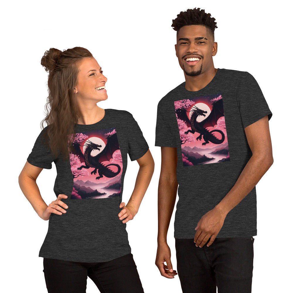 "Starry Night Dragon" Unisex T-Shirt by Asher