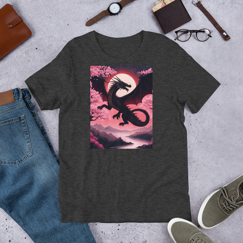 "Starry Night Dragon" Unisex T-Shirt by Asher