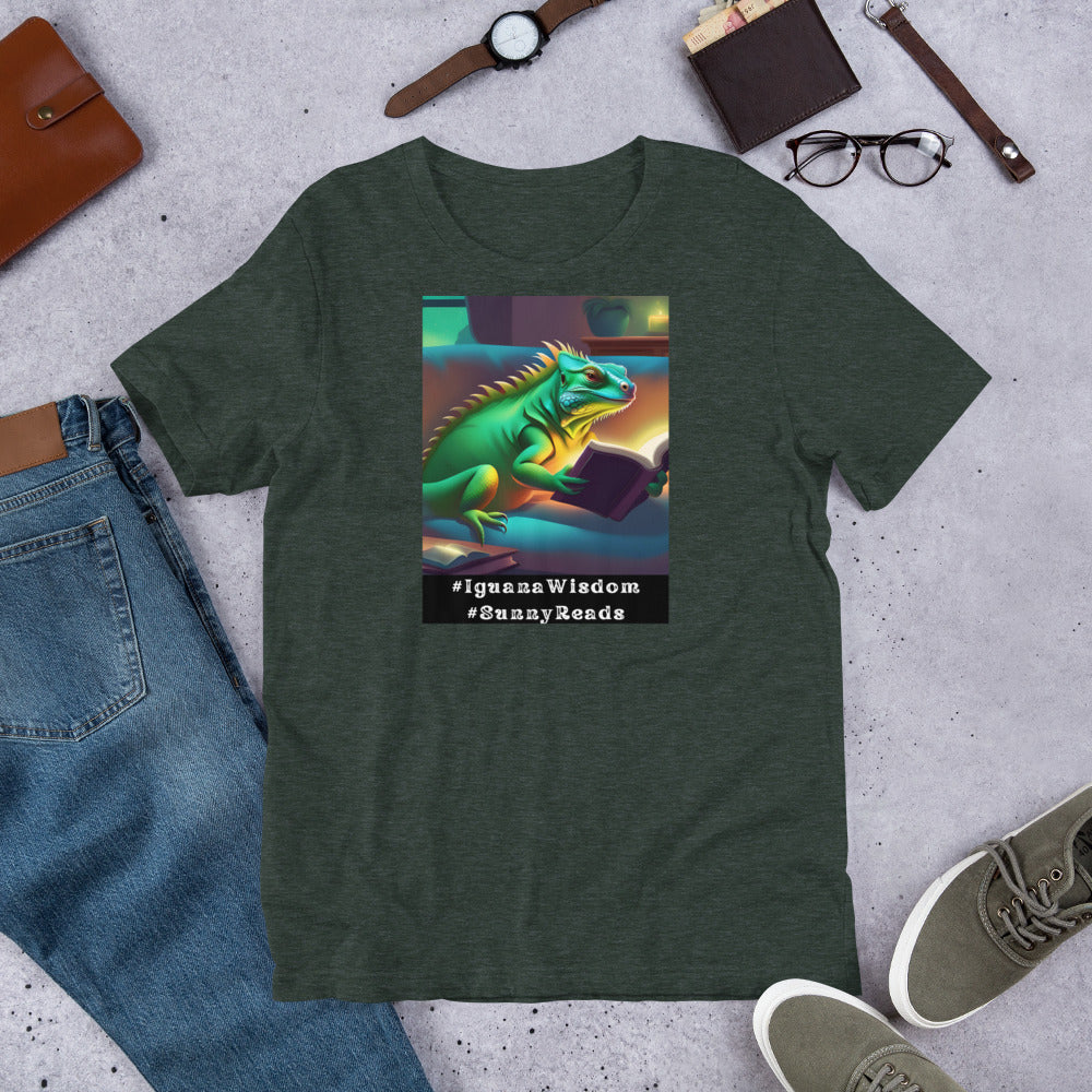 "Iguana Wisdom" Unisex Shirt by Asher t-shirt