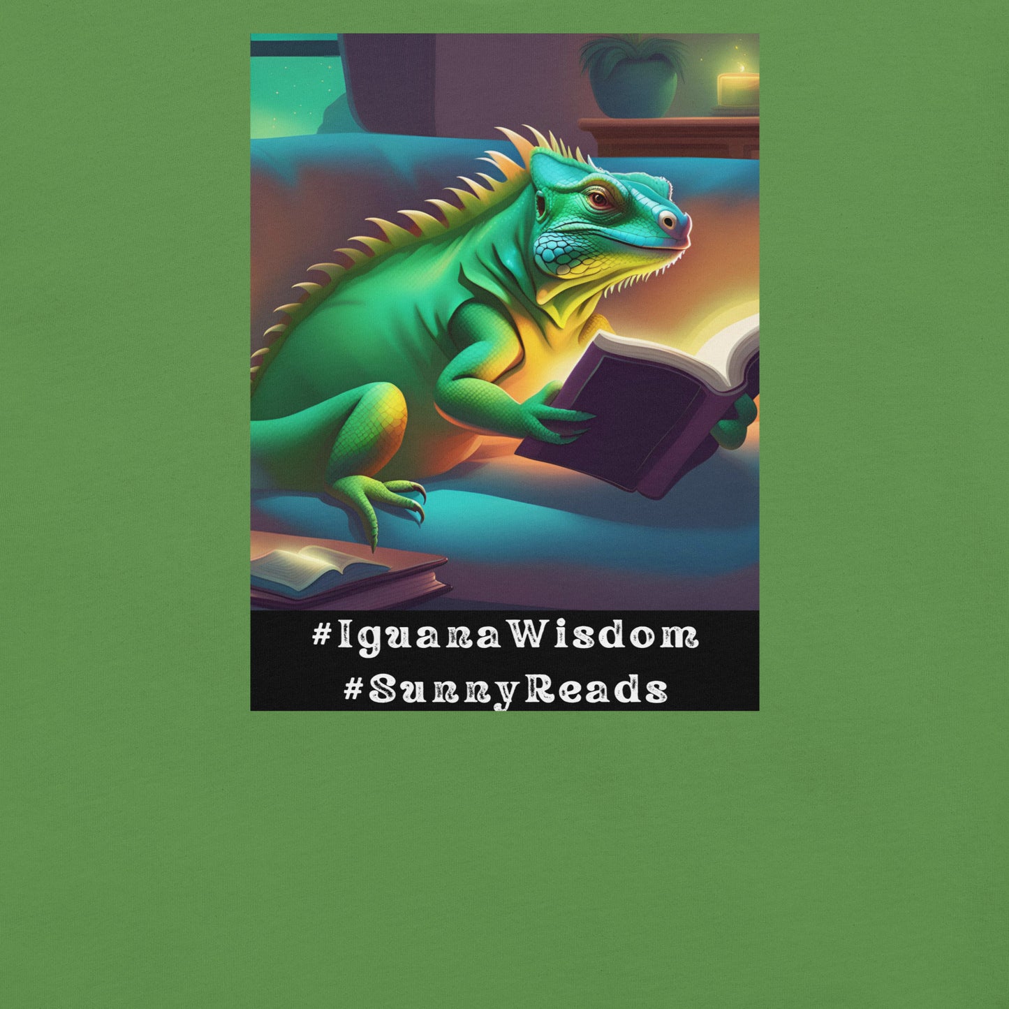 "Iguana Wisdom" Unisex Shirt by Asher t-shirt