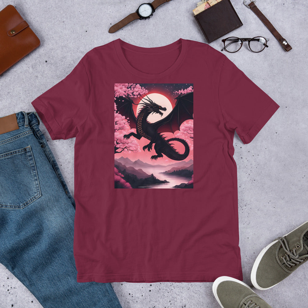 "Starry Night Dragon" Unisex T-Shirt by Asher