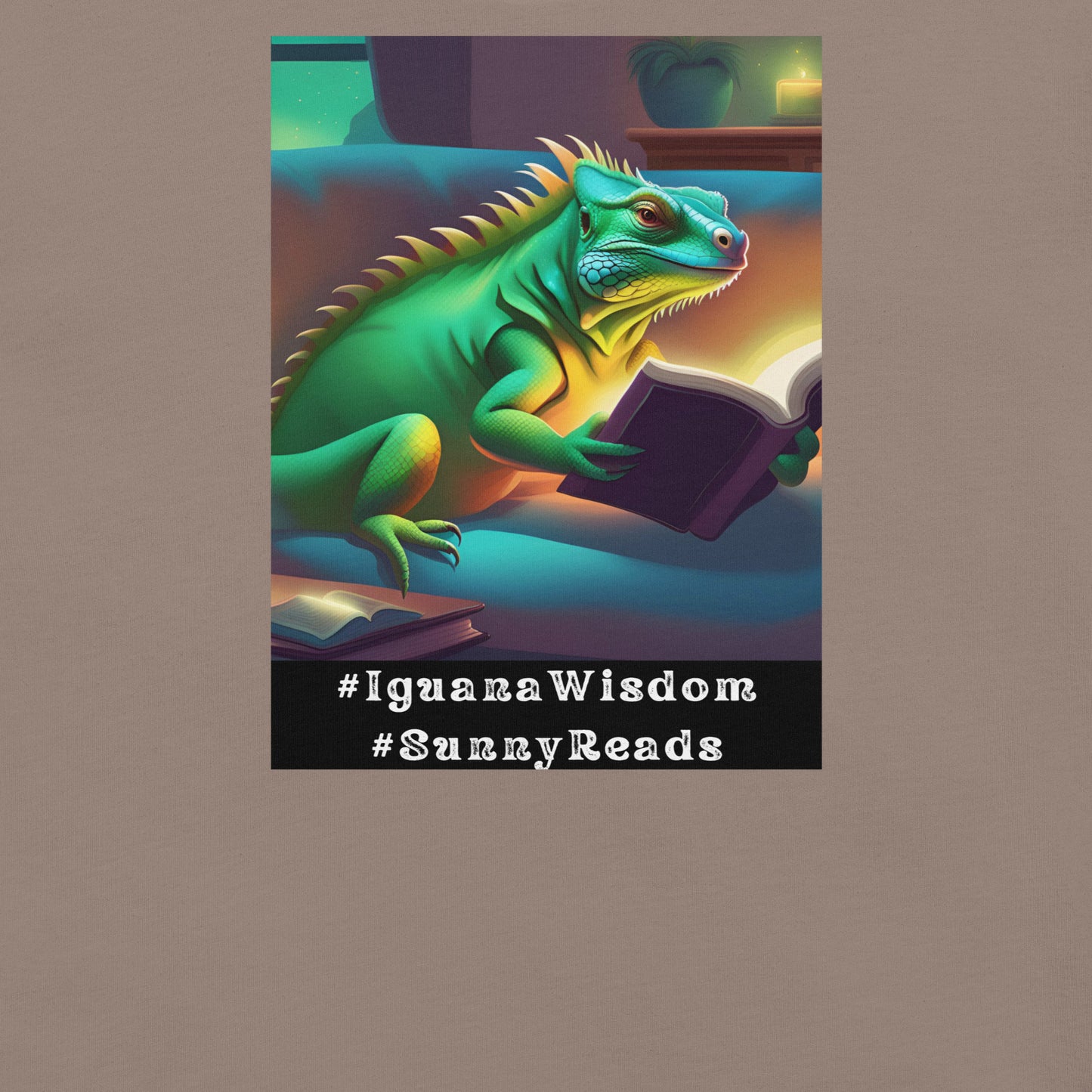 "Iguana Wisdom" Unisex Shirt by Asher t-shirt