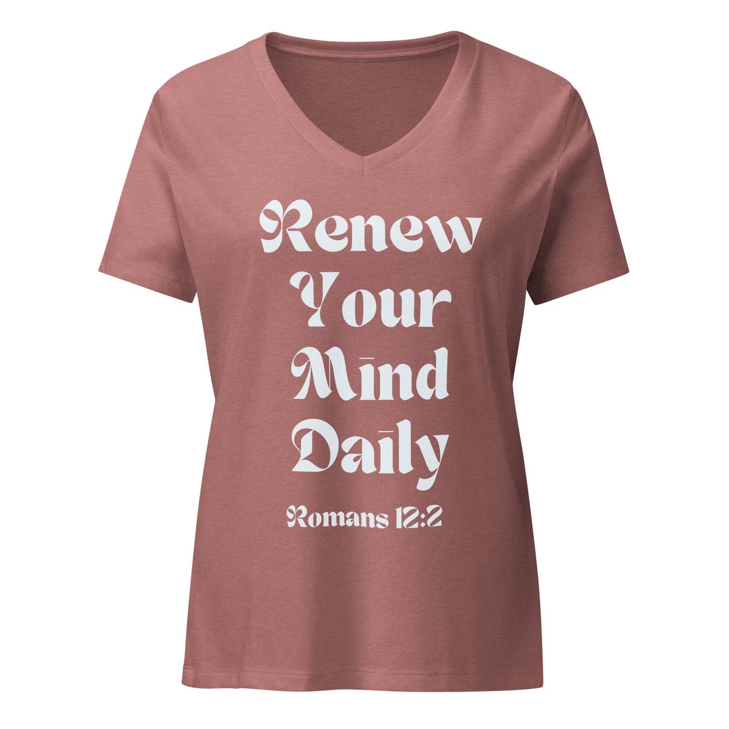 Renew Your Mind Women’s V-Neck T-Shirt