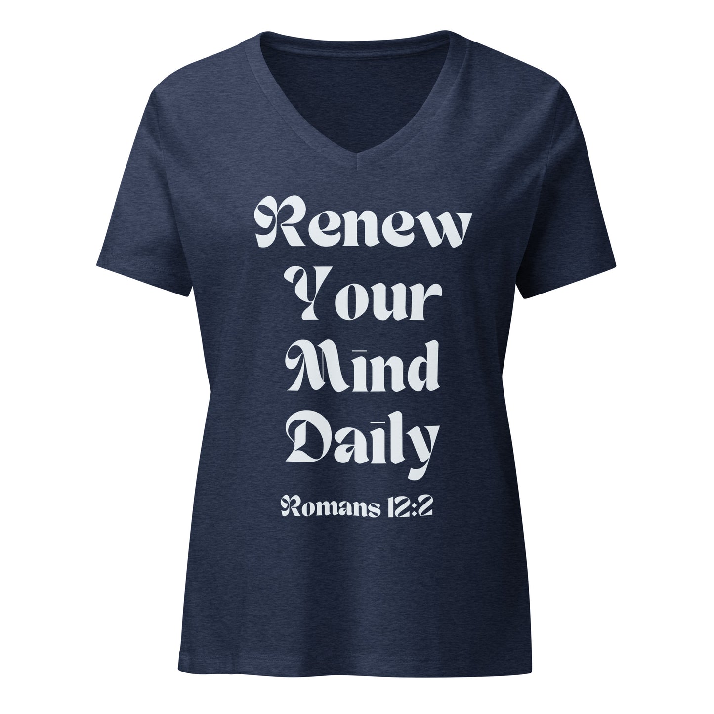 Renew Your Mind Women’s V-Neck T-Shirt