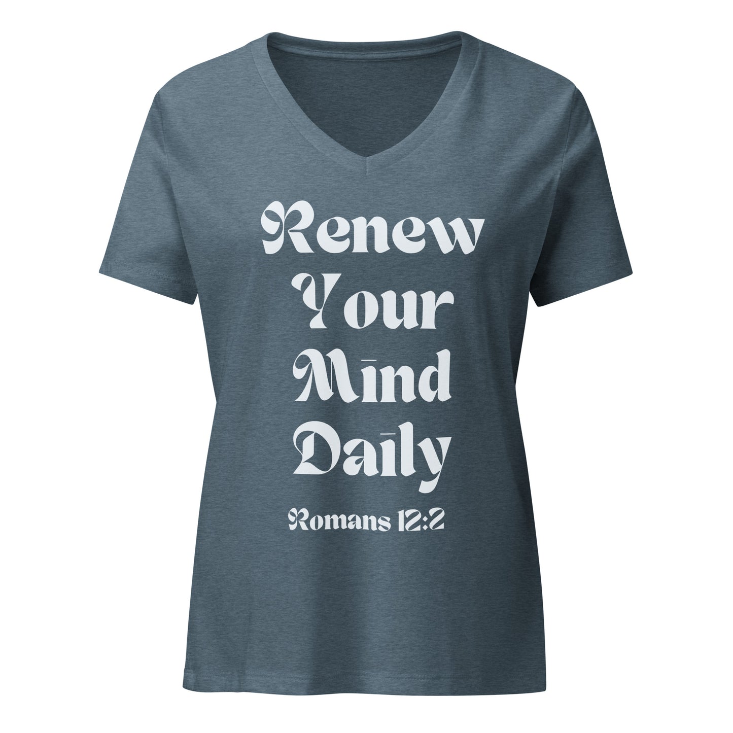 Renew Your Mind Women’s V-Neck T-Shirt