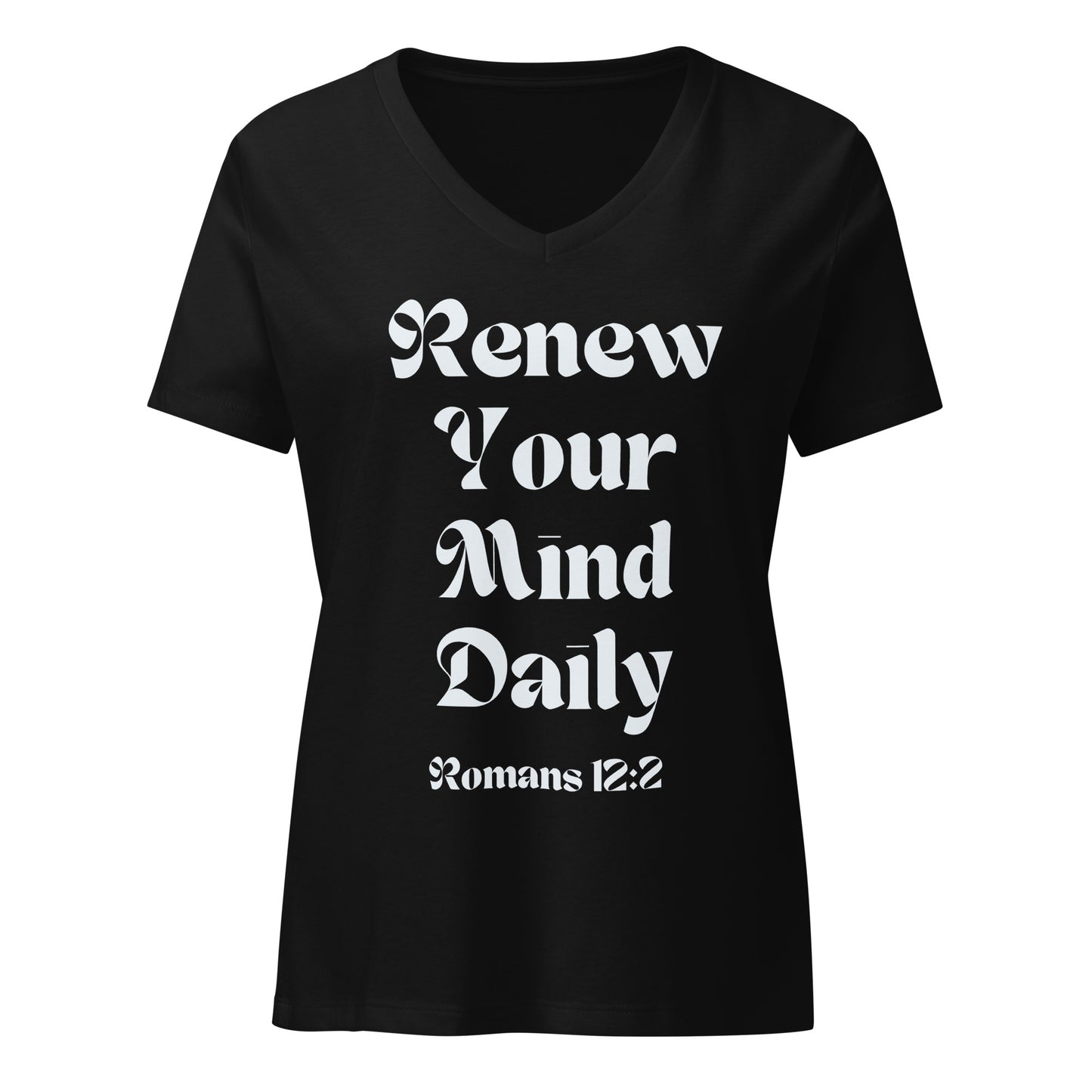 Renew Your Mind Women’s V-Neck T-Shirt