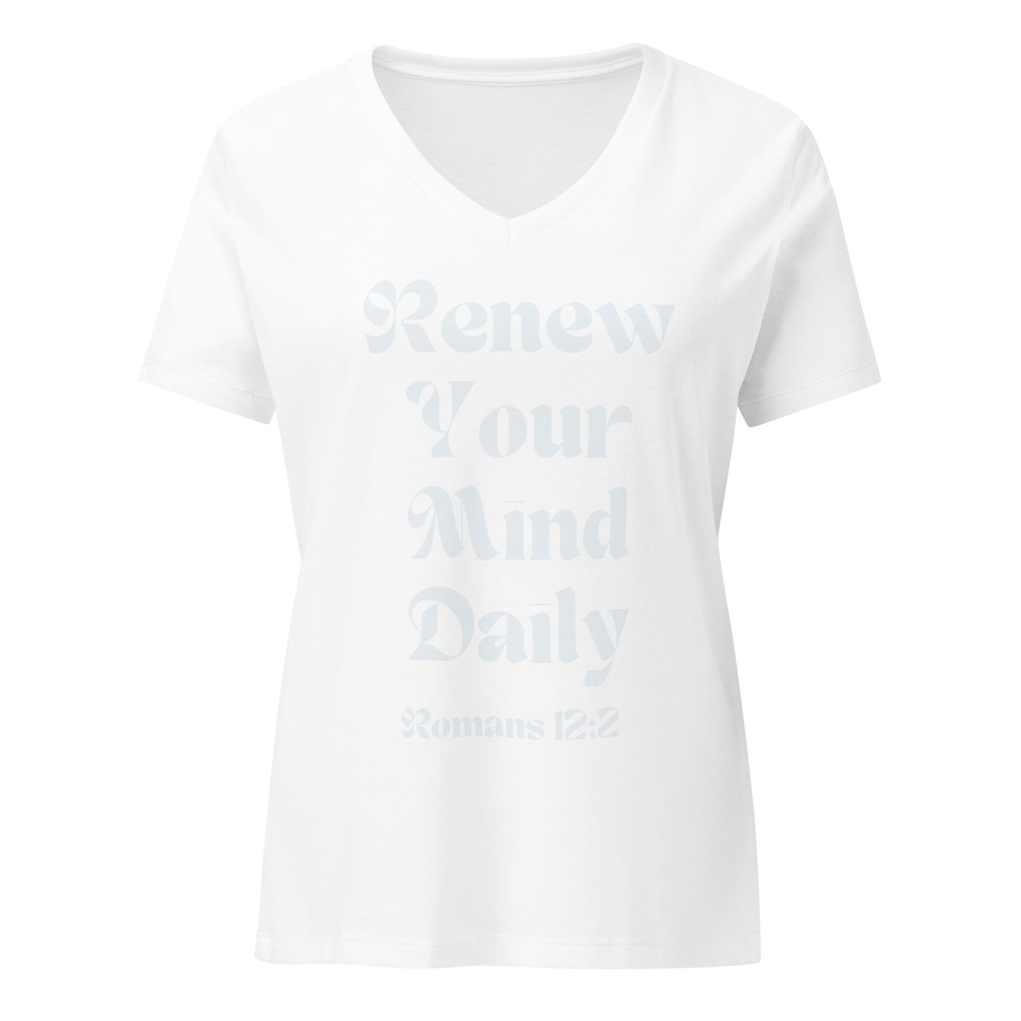 Renew Your Mind Women’s V-Neck T-Shirt